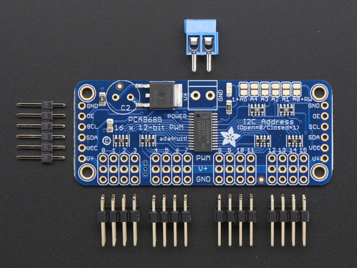 Adafruit 16-Channel 12-bit PWM Servo Driver with I2C Interface