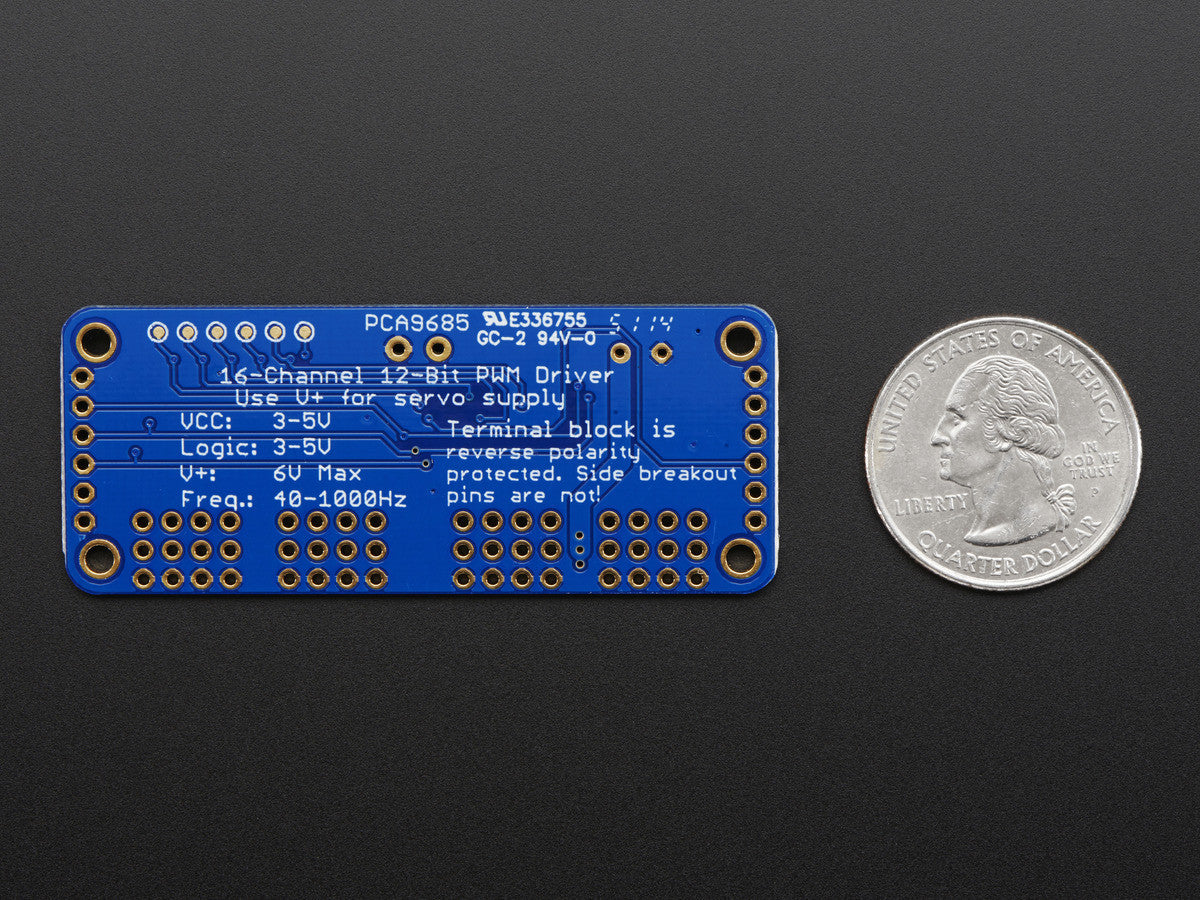 Adafruit 16-Channel 12-bit PWM Servo Driver with I2C Interface
