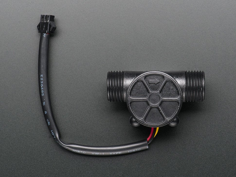 Adafruit Liquid Flow Meter- Plastic 1/2" NPS Threaded