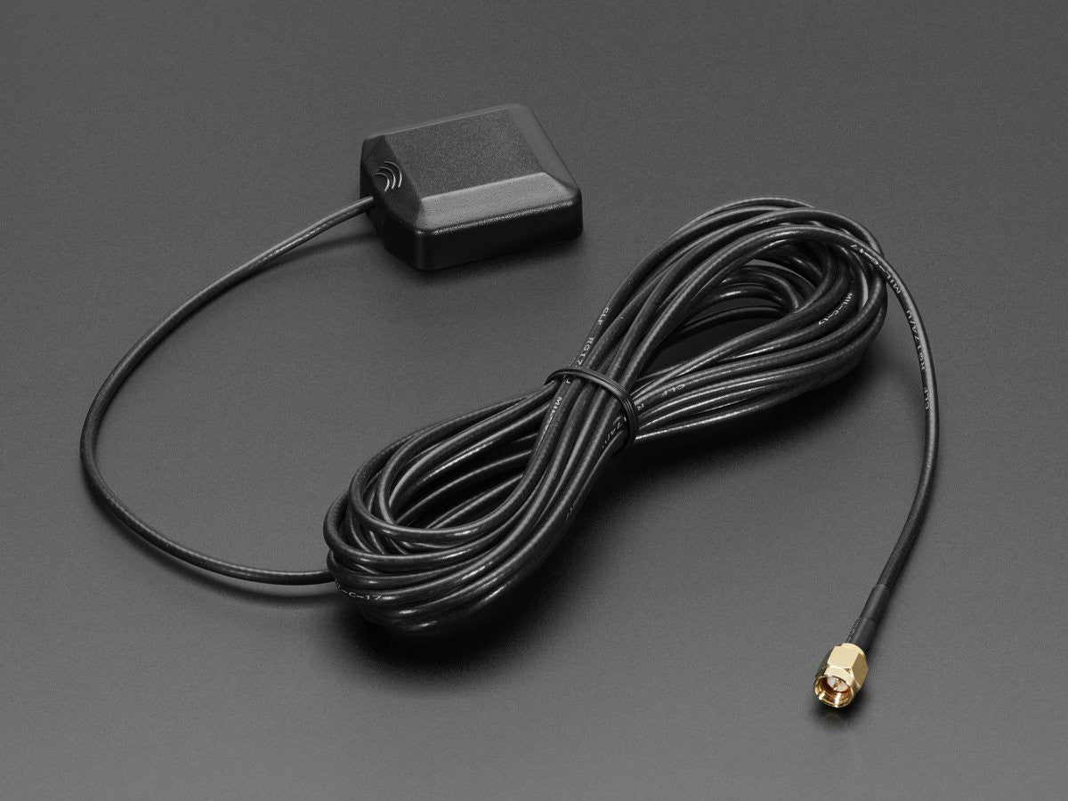 Adafruit Antennas GPS Antenna 3-5V 28dB 5 meter SMA