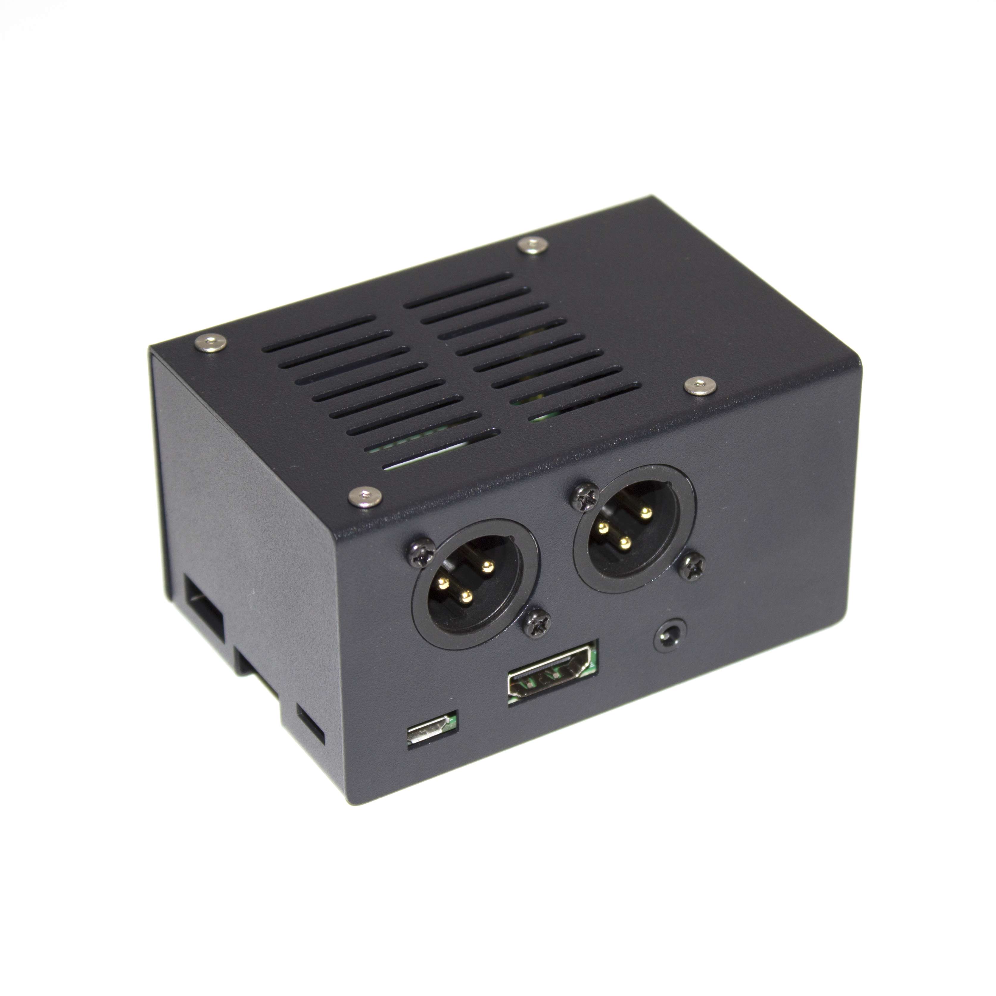 HiFiBerry Steel-XLR-Black Case for Pi2/3