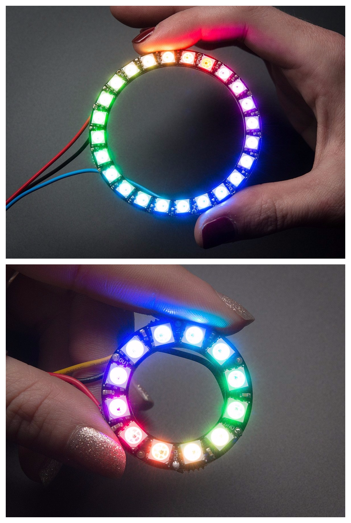 Adafruit NeoPixel Ring - Multiple Sizes