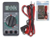 VELLEMAN DVM810 Digit Mini Digital Multimeter, 19 Ranges, 10 Amp Max, 3-1/2", 1.5"