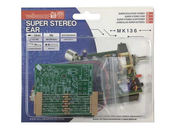 Super Ear Amplifier Kit - MK-136