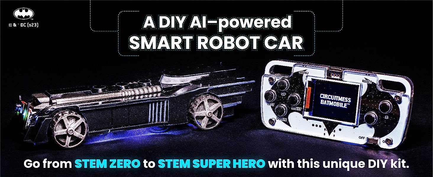 CircuitMess  Batmobile - A DIY AI Powered Smart Robot Car