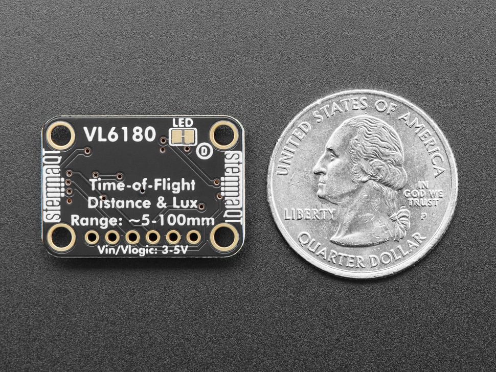 Adafruit VL6180X Time of Flight Distance Ranging Sensor (VL6180)