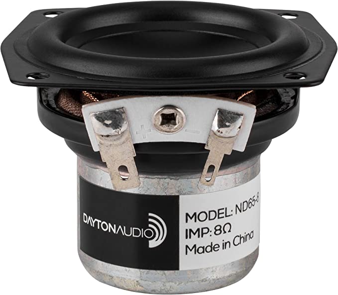 [Open Box] Dayton Audio ND65-8 2-1/2" Aluminum Cone Full-Range Neo Driver 8 Ohm