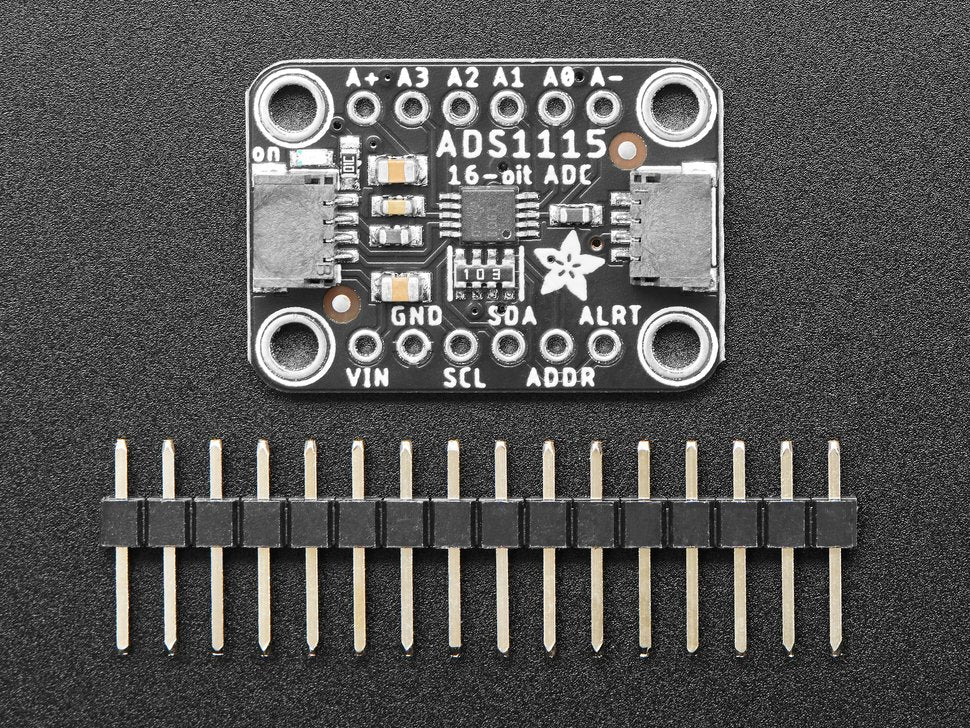 Adafruit ADS1115 16-Bit ADC - 4 Channel with Programmable Gain Amplifier