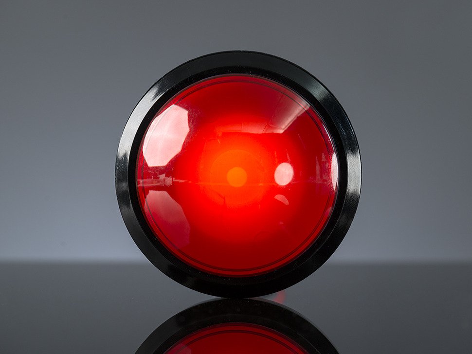 Adafruit Massive Arcade Button with LED - 100mm Red
