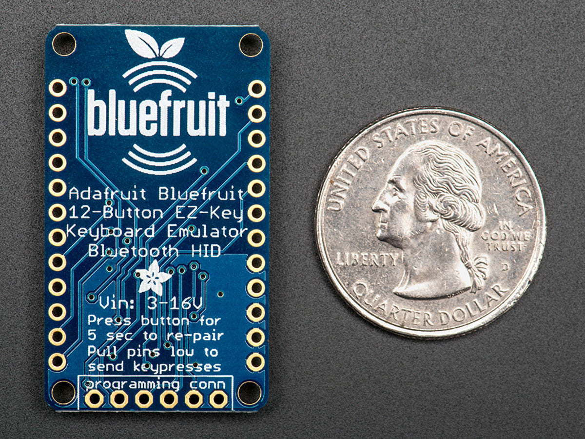 Bluefruit EZ-Key - 12 Input Bluetooth HID Keyboard Controller - V1.2