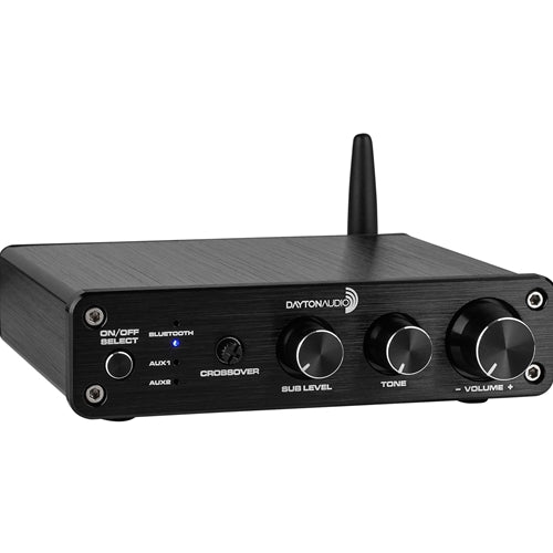 [Open Box] Dayton Audio DTA-2.1BT2 100W 2.1 Class D Bluetooth Amplifier with Sub Frequency Adjustment