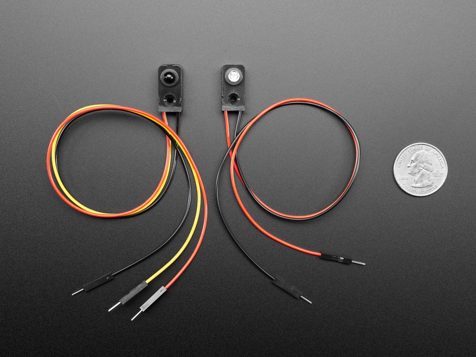 IR Break Beam Sensor with Premium Wire Header Ends - 5mm LEDs