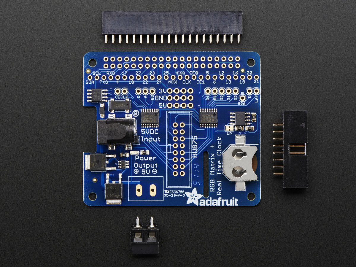 Adafruit RGB Matrix HAT + RTC for Raspberry Pi - Mini Kit [ADA2345]