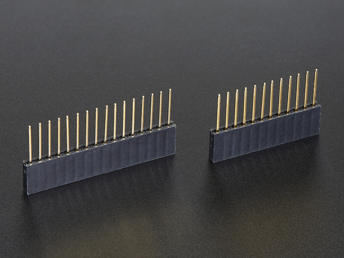 Adafruit Feather Stacking Headers - 12-pin and 16-pin female headers