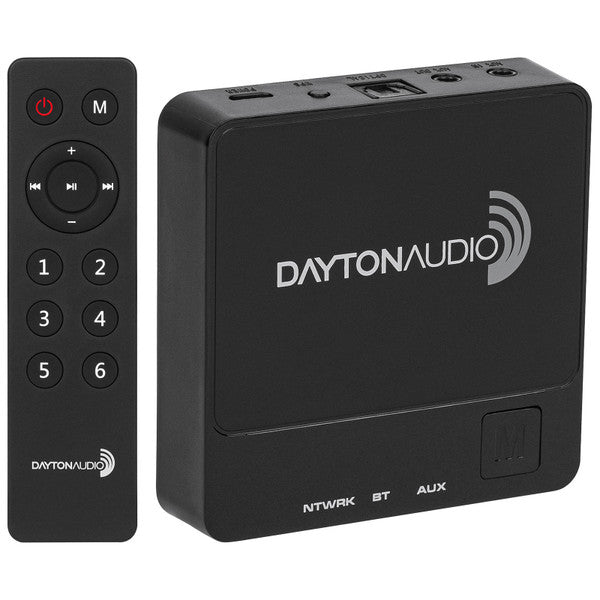Dayton Audio WBA51 Bluetooth and Network Audio Receiver with IR Remote