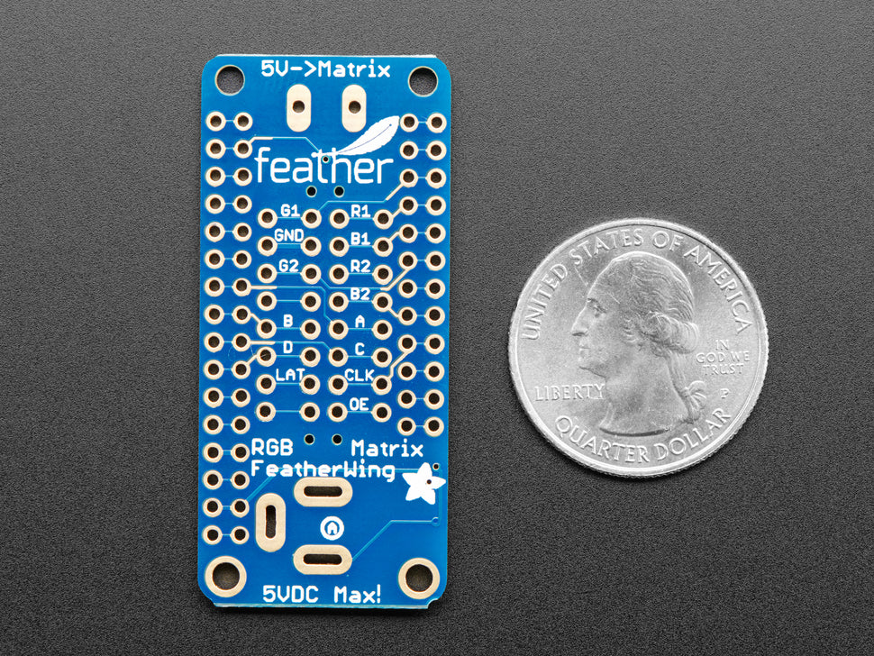 Adafruit RGB Matrix Featherwing Kit - For RP2040, M0 and M4 Feathers