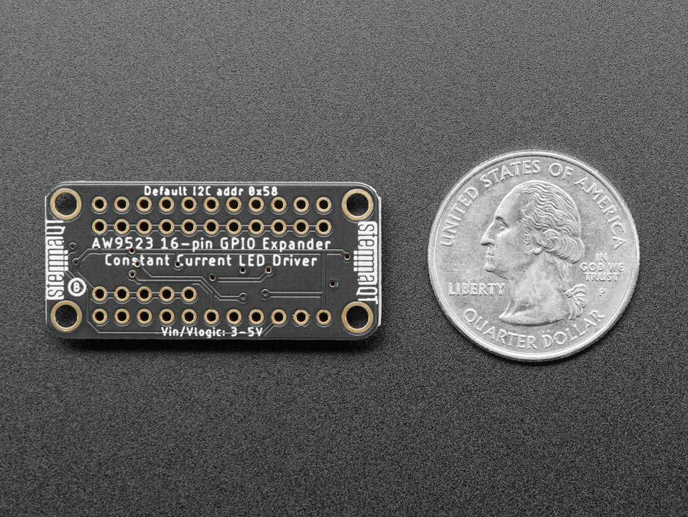 Adafruit AW9523 GPIO Expander and LED Driver Breakout - Stemma QT/Qwiic