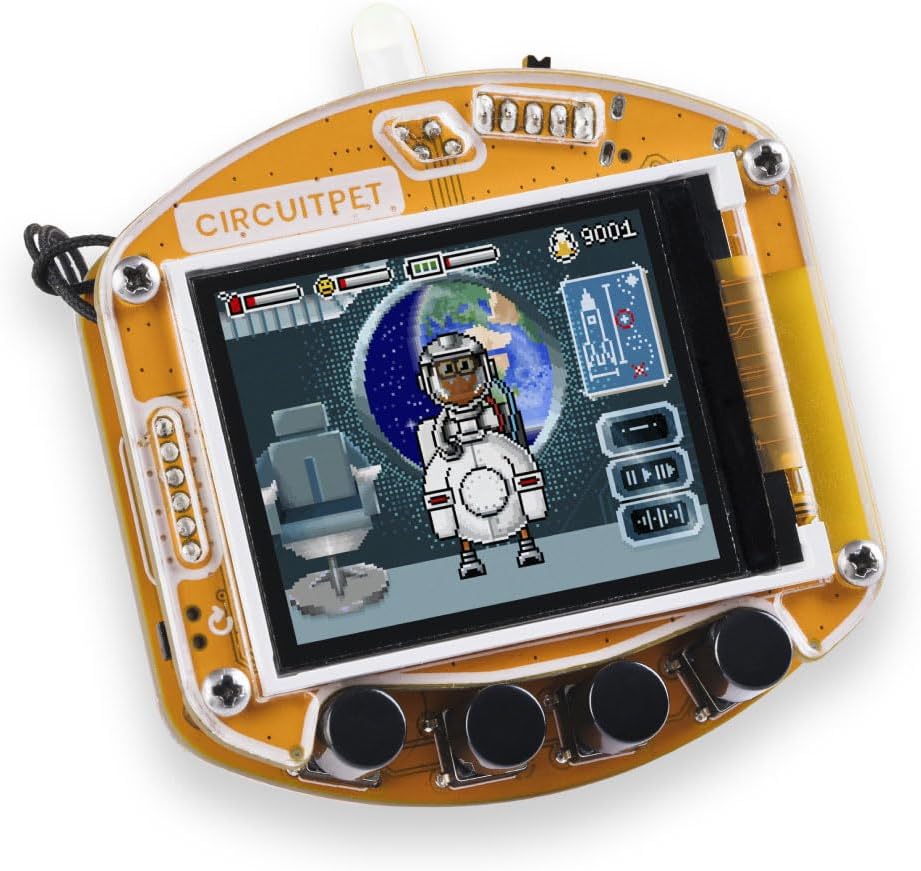 CircuitMess CircuitPet - Build & Code Your Own Handheld Virtual Pet - Always On - No prior knowledge needed