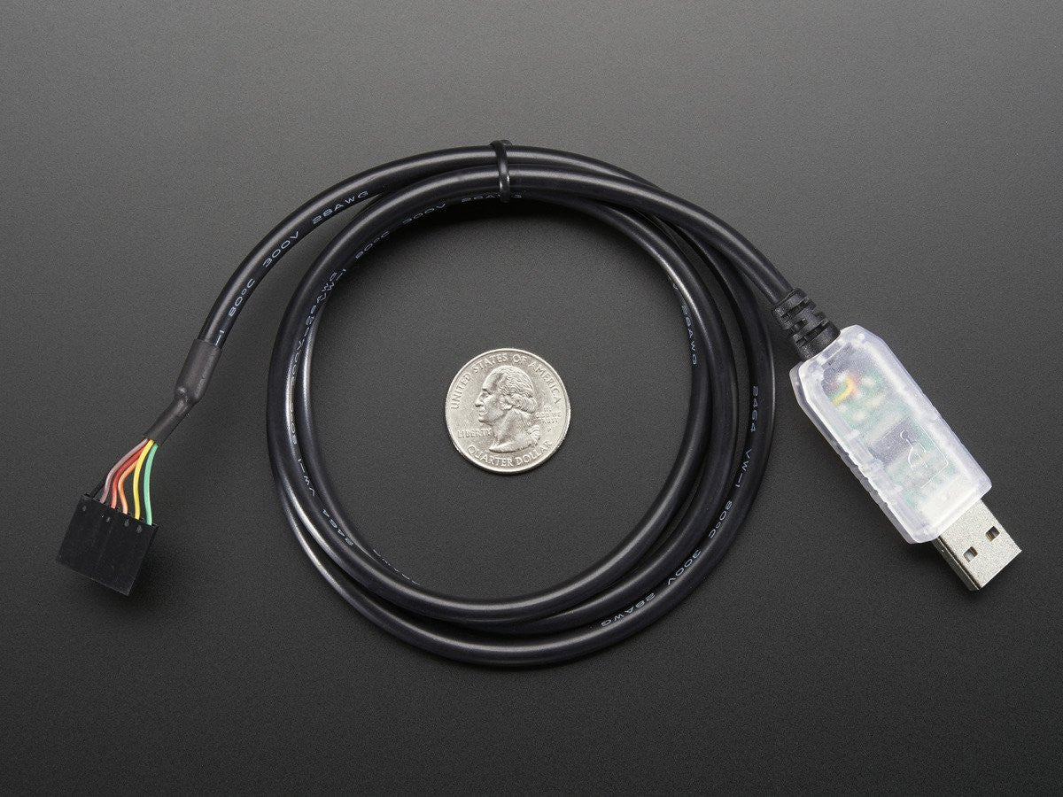 Adafruit FTDI Serial TTL-232 USB Cable