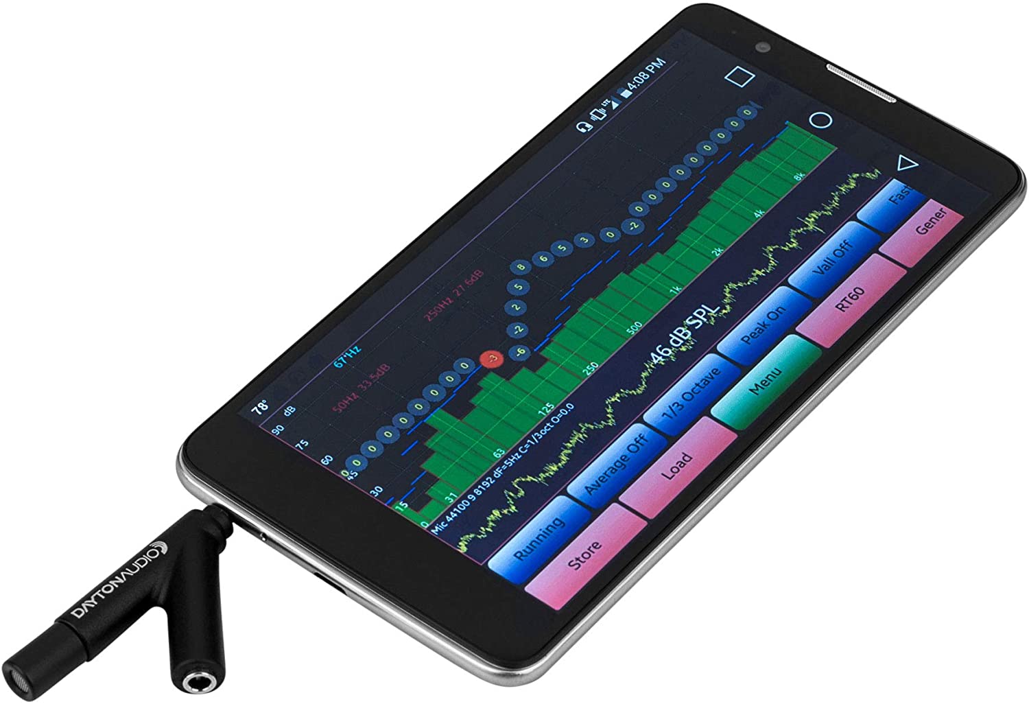 Dayton Audio iMM-6 Calibrated Measurement Microphone for iPhone, iPad Tablet and Android
