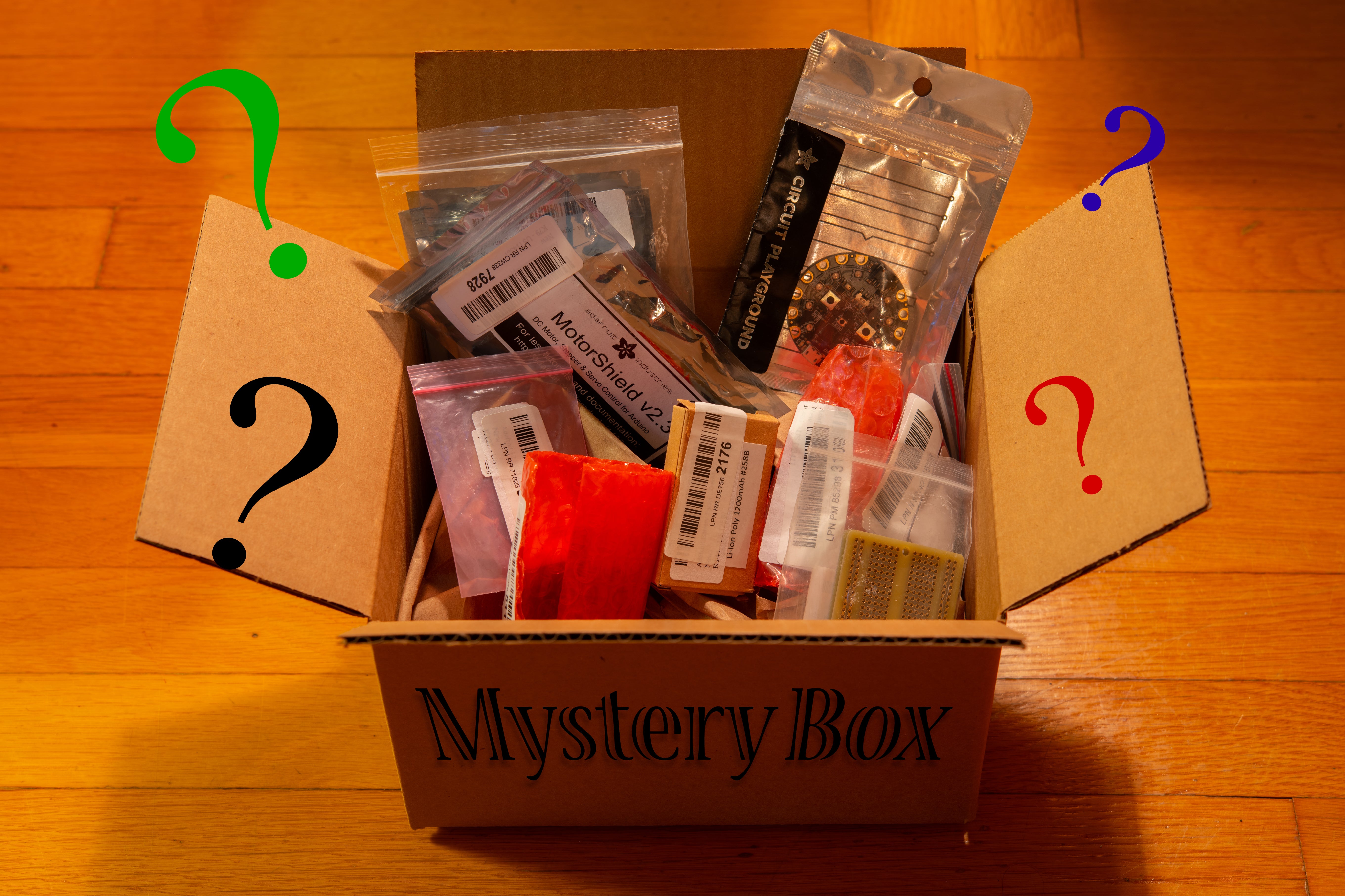 [Used] Adafruit Mystery Box - 60% Off w/ Microcontroller