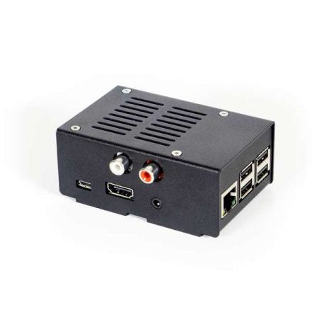 HiFiBerry Steel case for HiFiBerry DAC+, black cover for Pi2/3